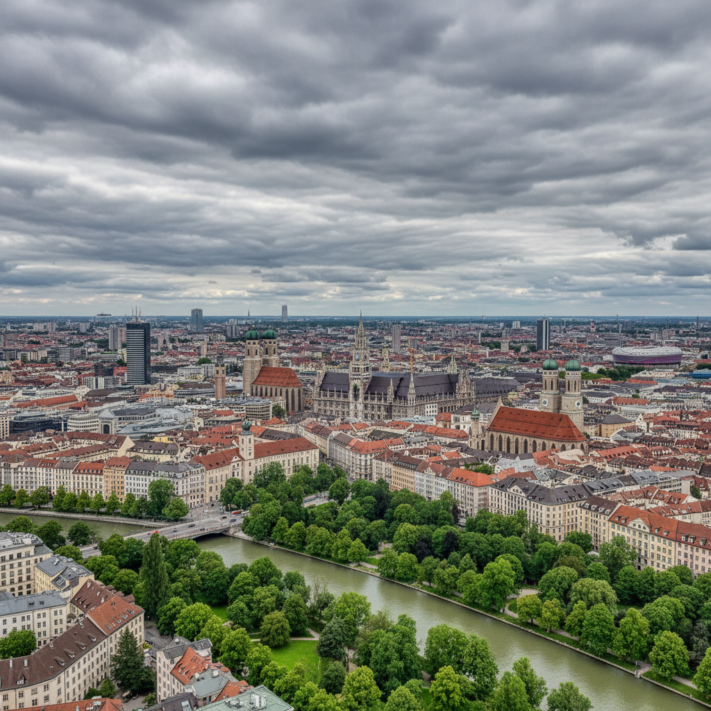 Wettervorhersage für München am 10. August 2026: Regenschauer und hohe Temperaturen