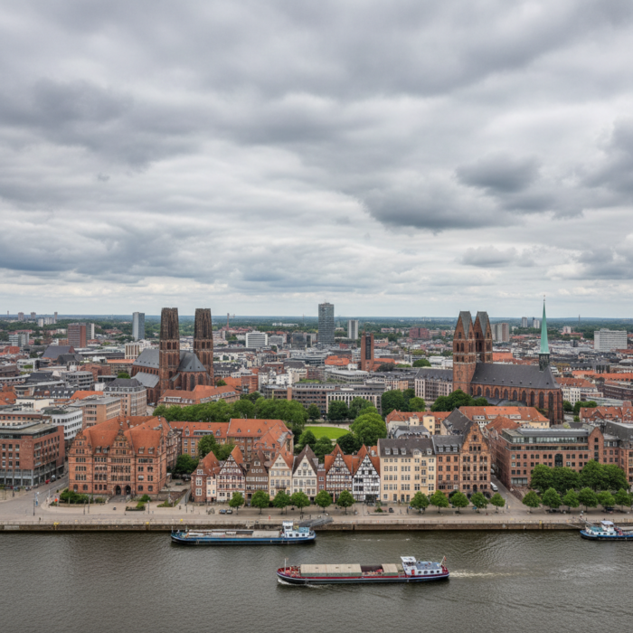 Wettervorhersage für Bremen am 4. August 2026: Regenschauer und hohe Temperaturen