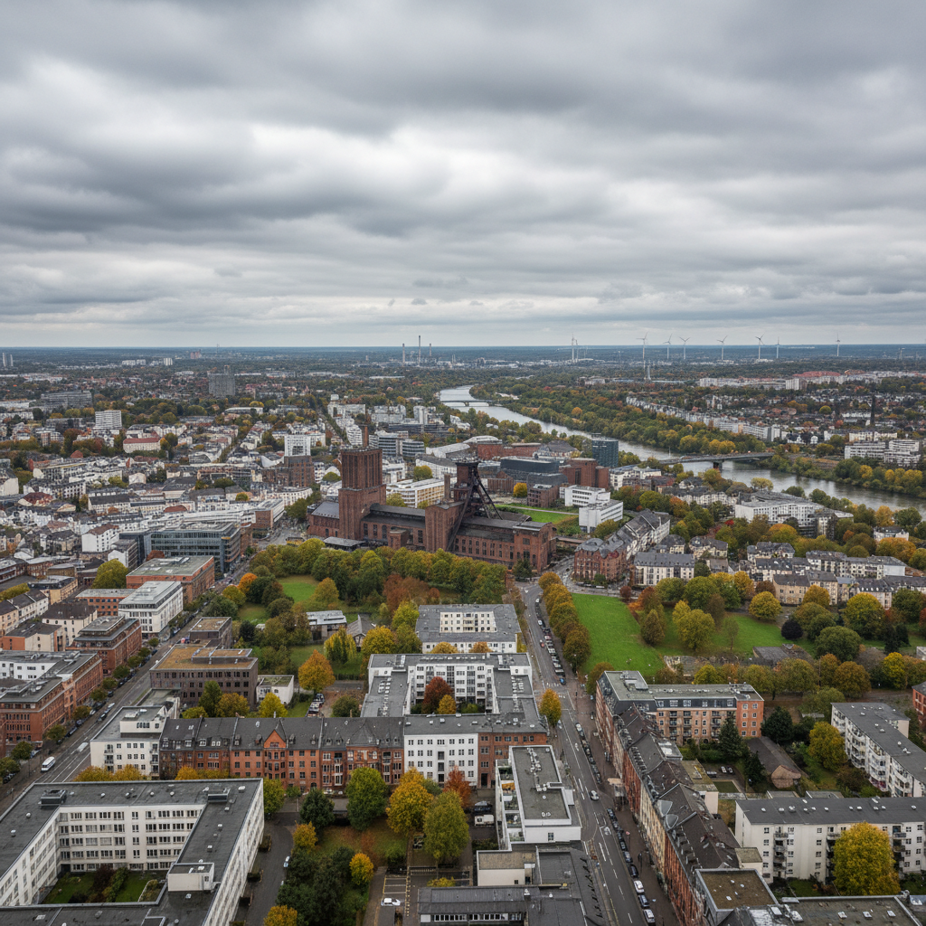 In Essen heute: Bei 26°C leichte Regenschauer erwartet