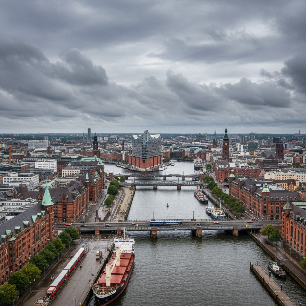 Hamburg heute: Leichte Regenschauer und angenehme 18 Grad Celsius erwartet