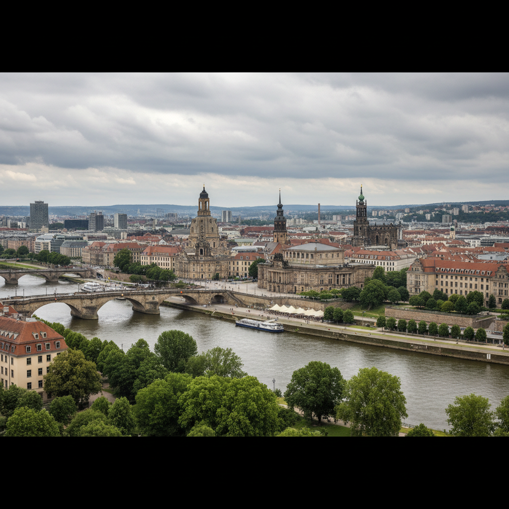 Strahlender Sonnenschein und 22°C erwarten Dresden heute