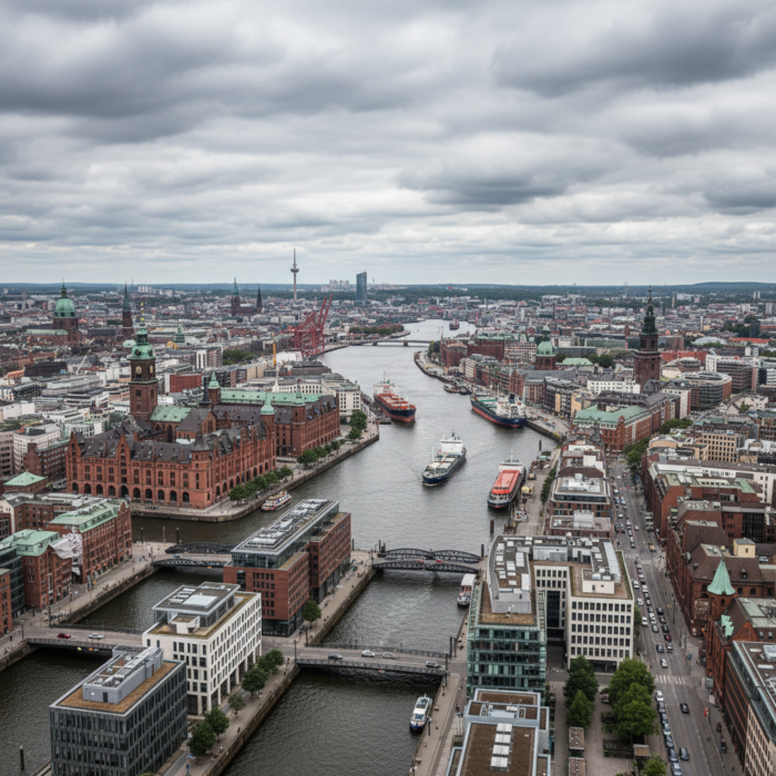 Wettervorhersage für Hamburg am 7. August 2026: Regenschauer und milde Temperaturen