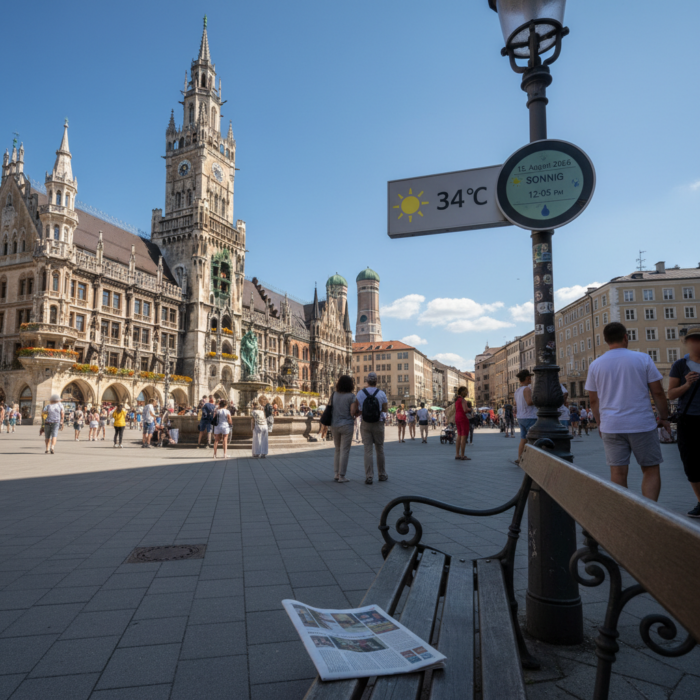 Wettervorhersage für München am 15. August 2026