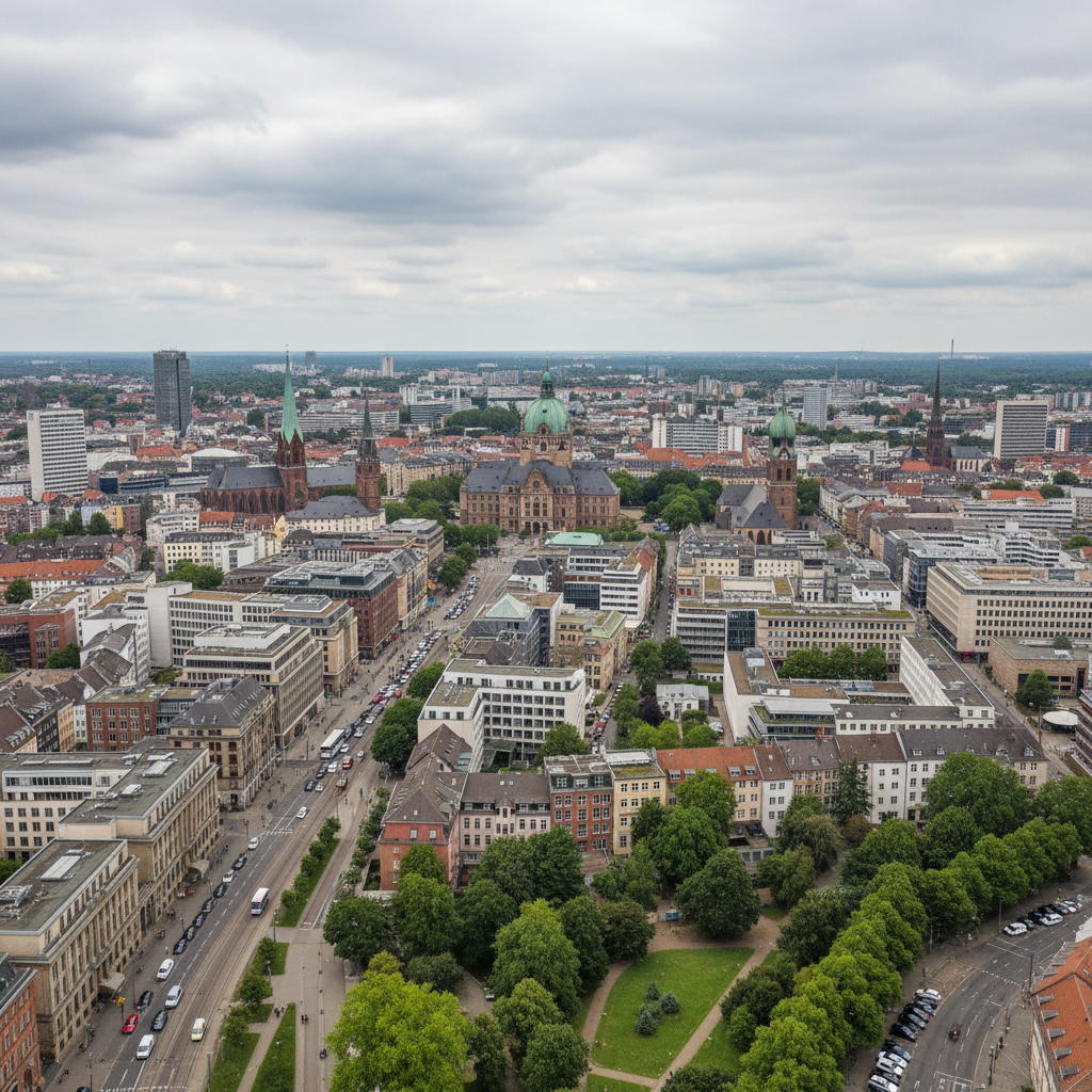 Hannover erwartet heute 25°C mit einer Wolkendecke