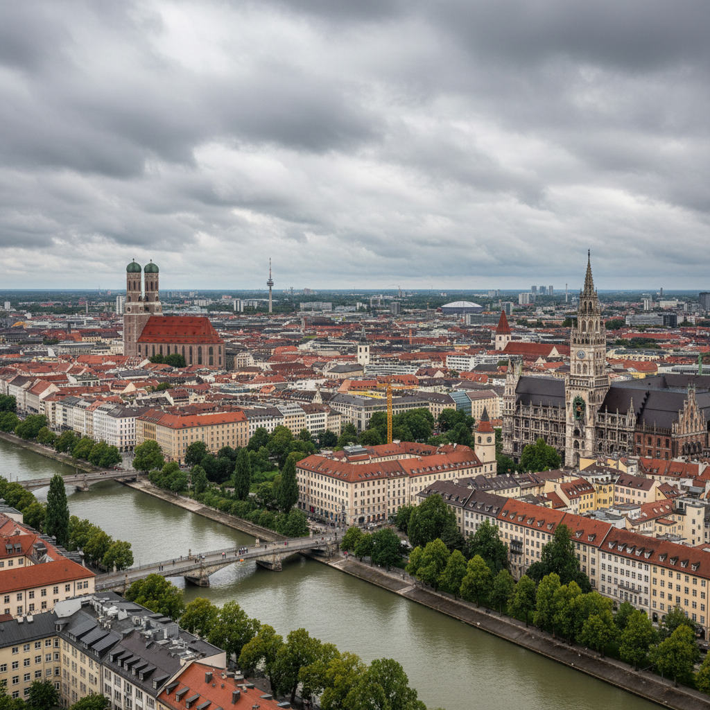 Wettervorhersage für München am 6. August 2026: Nebel und Regenschauer