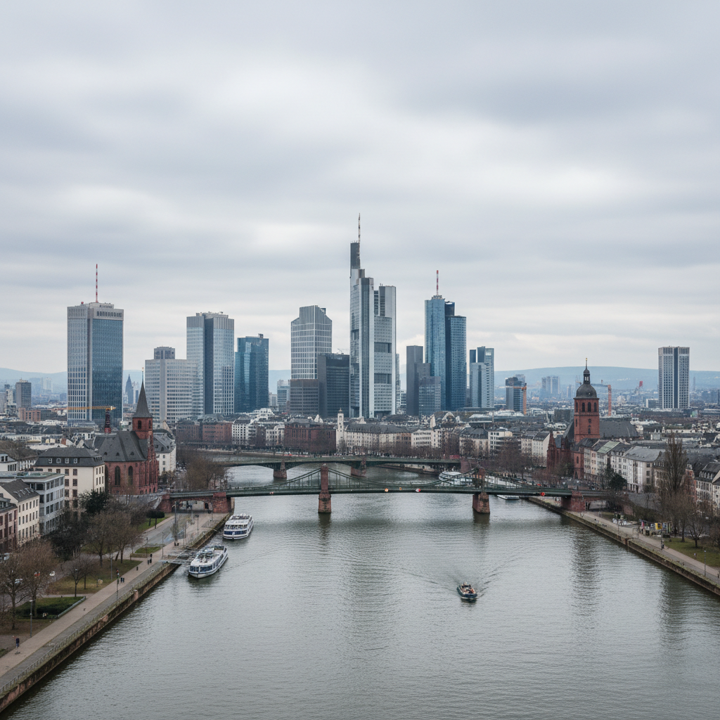 Frankfurt am Main erlebt heute heiße Sonne mit 37°C Temperaturen