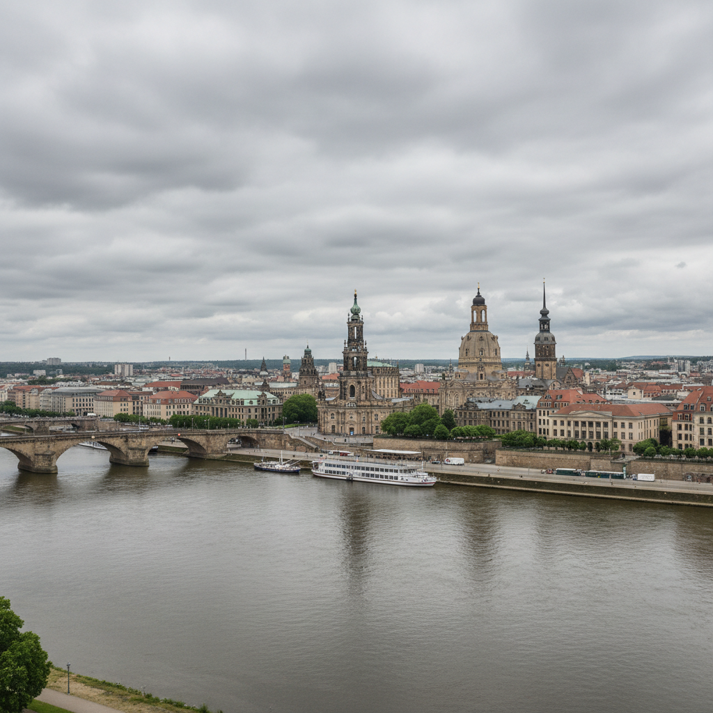 Dresden heute: 26°C und teils bewölkter Himmel erwartet