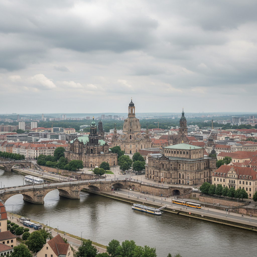 Strahlender Sonnenschein und 26°C erwarten Dresden heute