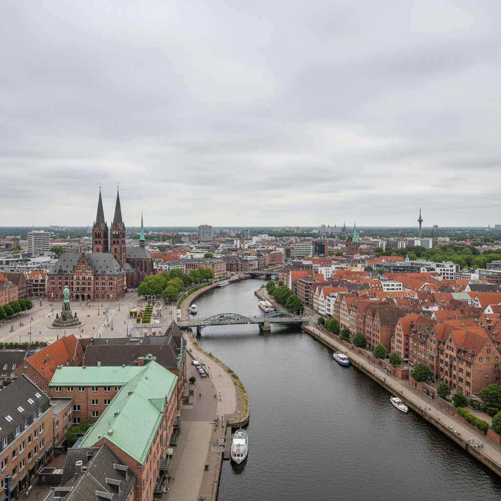 Bremen erwartet heute strahlenden Sonnenschein und Temperaturen von 36°C