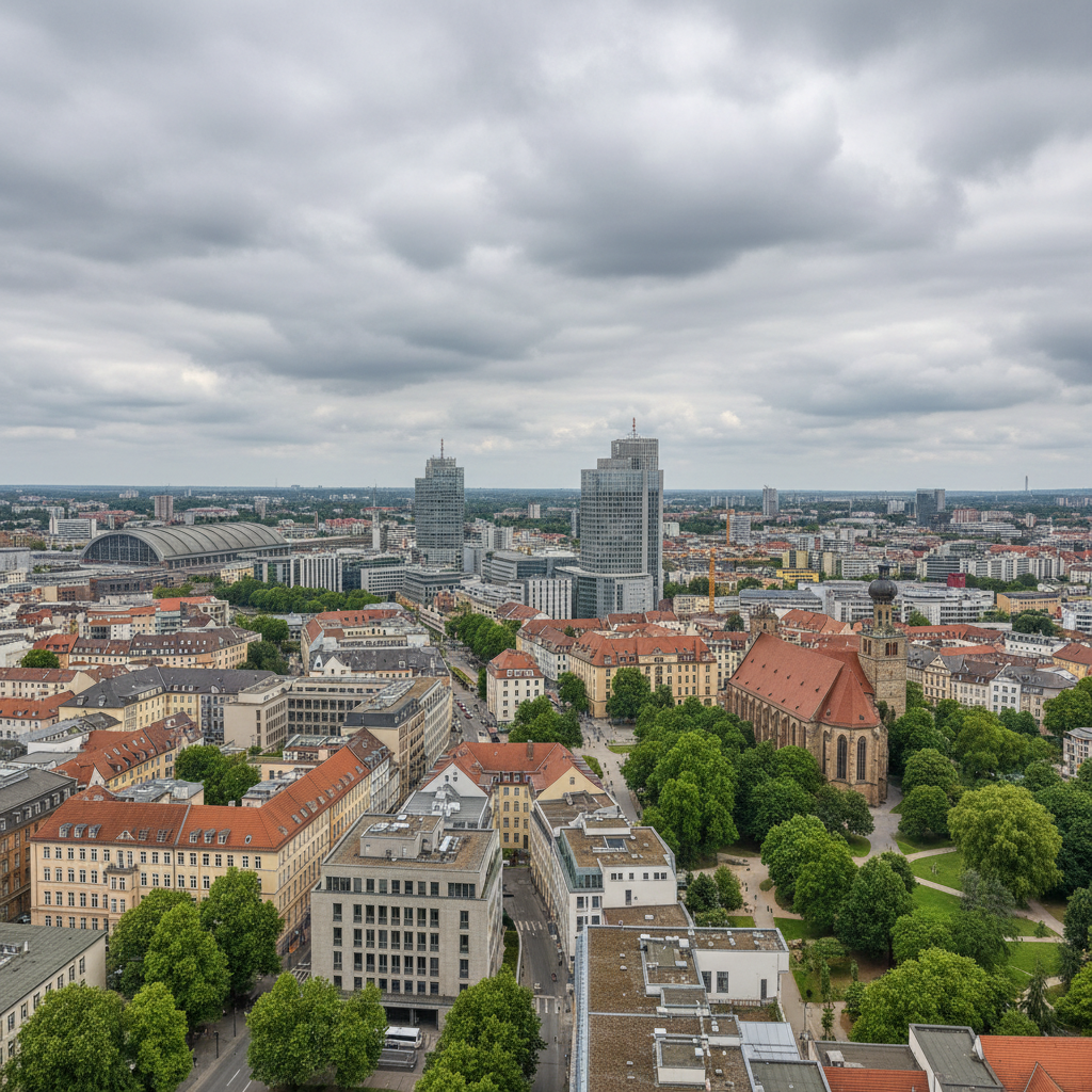 Leipzig heute: Gemischte Wolken und angenehme 24 Grad Celsius