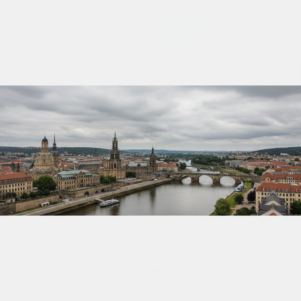 In Dresden erwartet uns heute bei 26°C ein nebliger Tag.