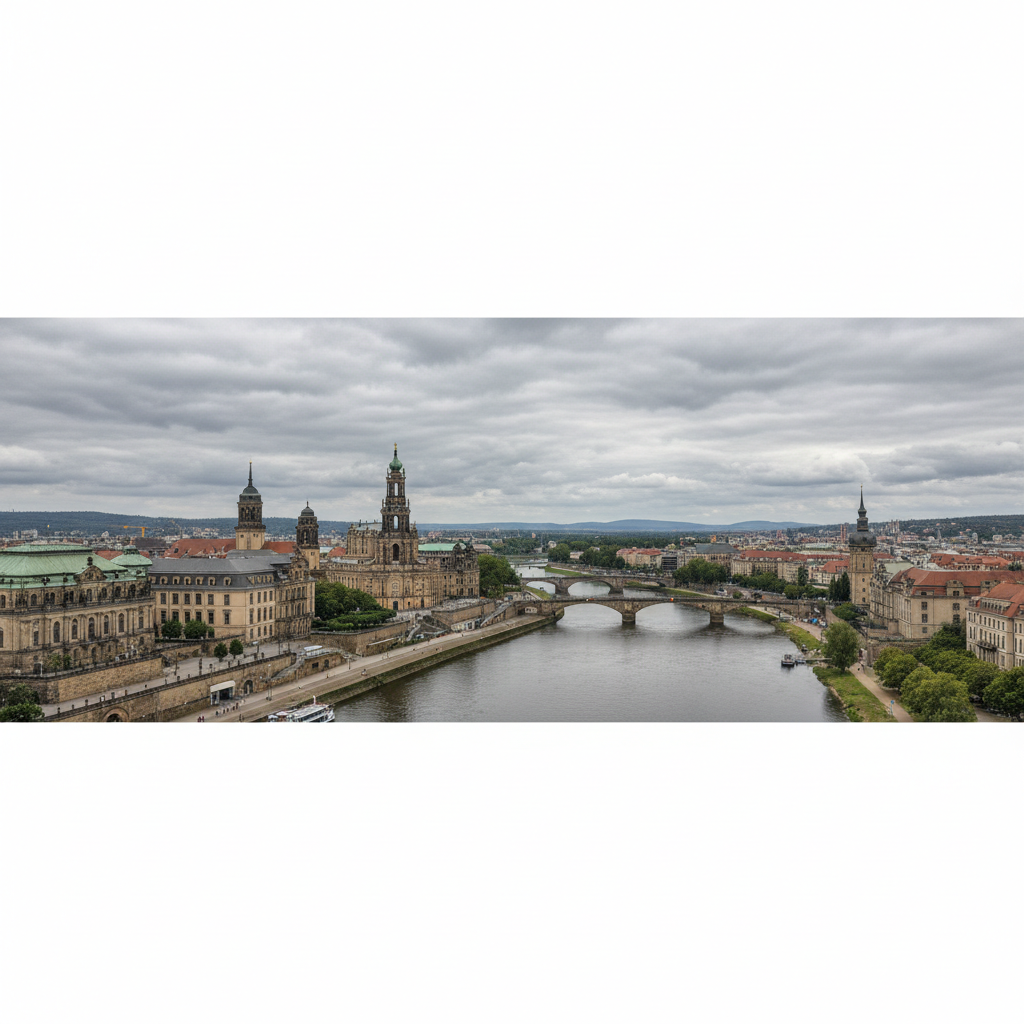 Dresden erlebt heute strahlenden Sonnenschein und Temperaturen von 37°C