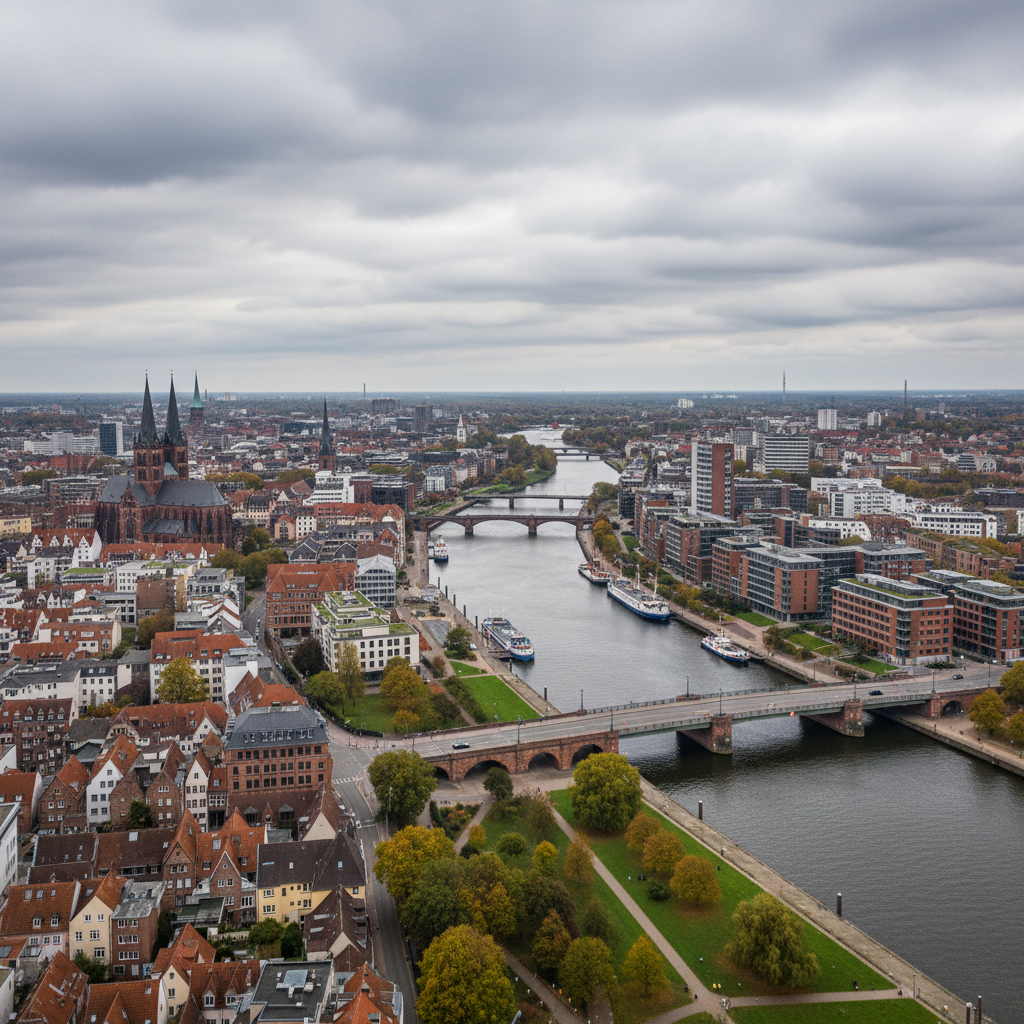 Wettervorhersage für Bremen am 2. August 2026: Sonnig mit 25,9°C Höchsttemperatur
