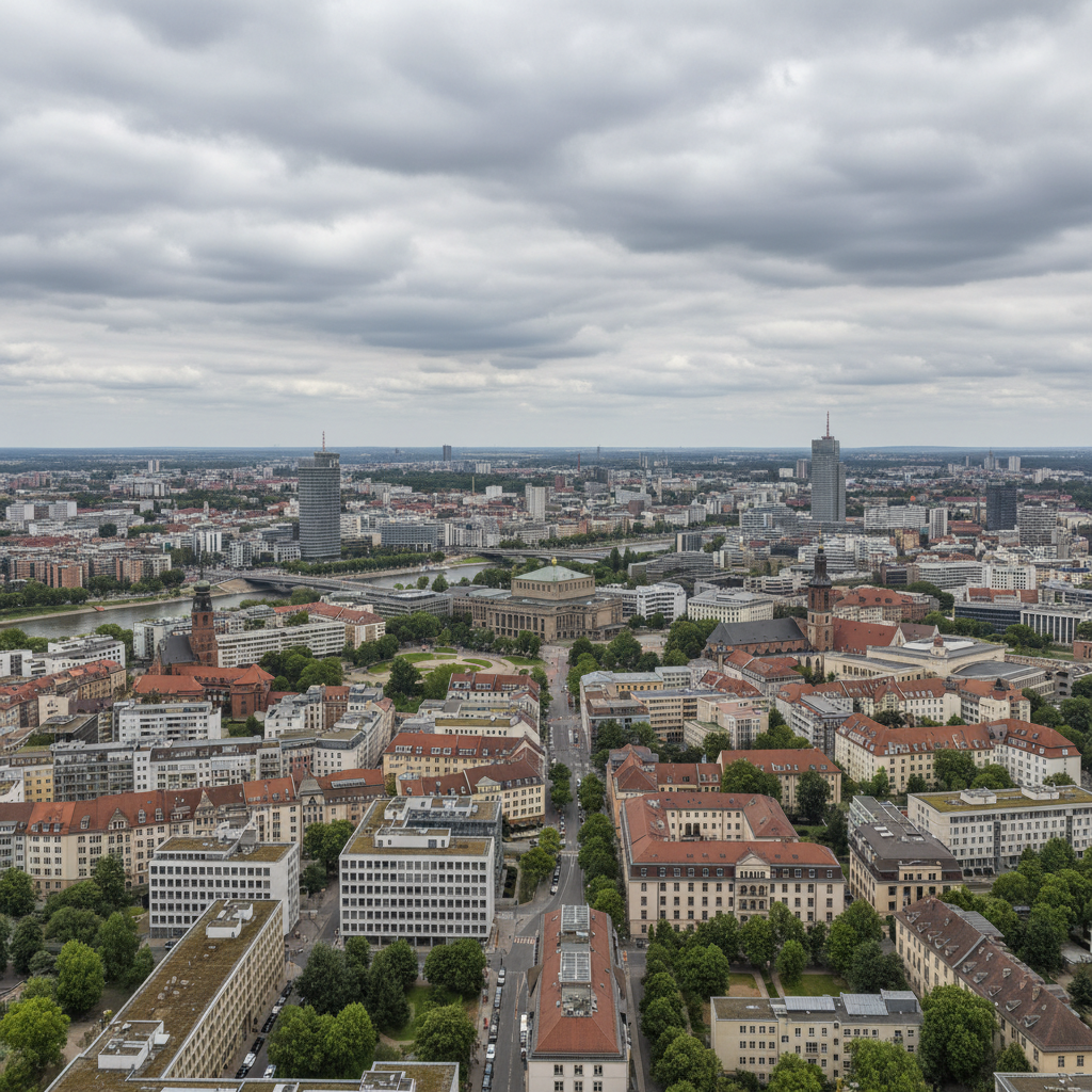 Leipzigs Wetterprognose: 28°C und bewölkter Himmel erwartet