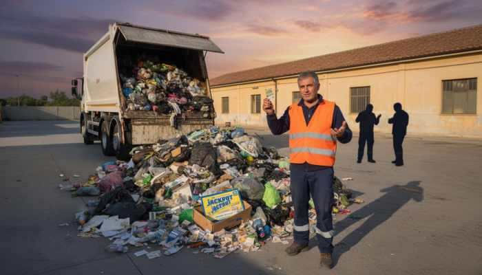 Glücksfall in Italien: Müllabfuhr findet weggeworfenen Jackpot-Lottoschein