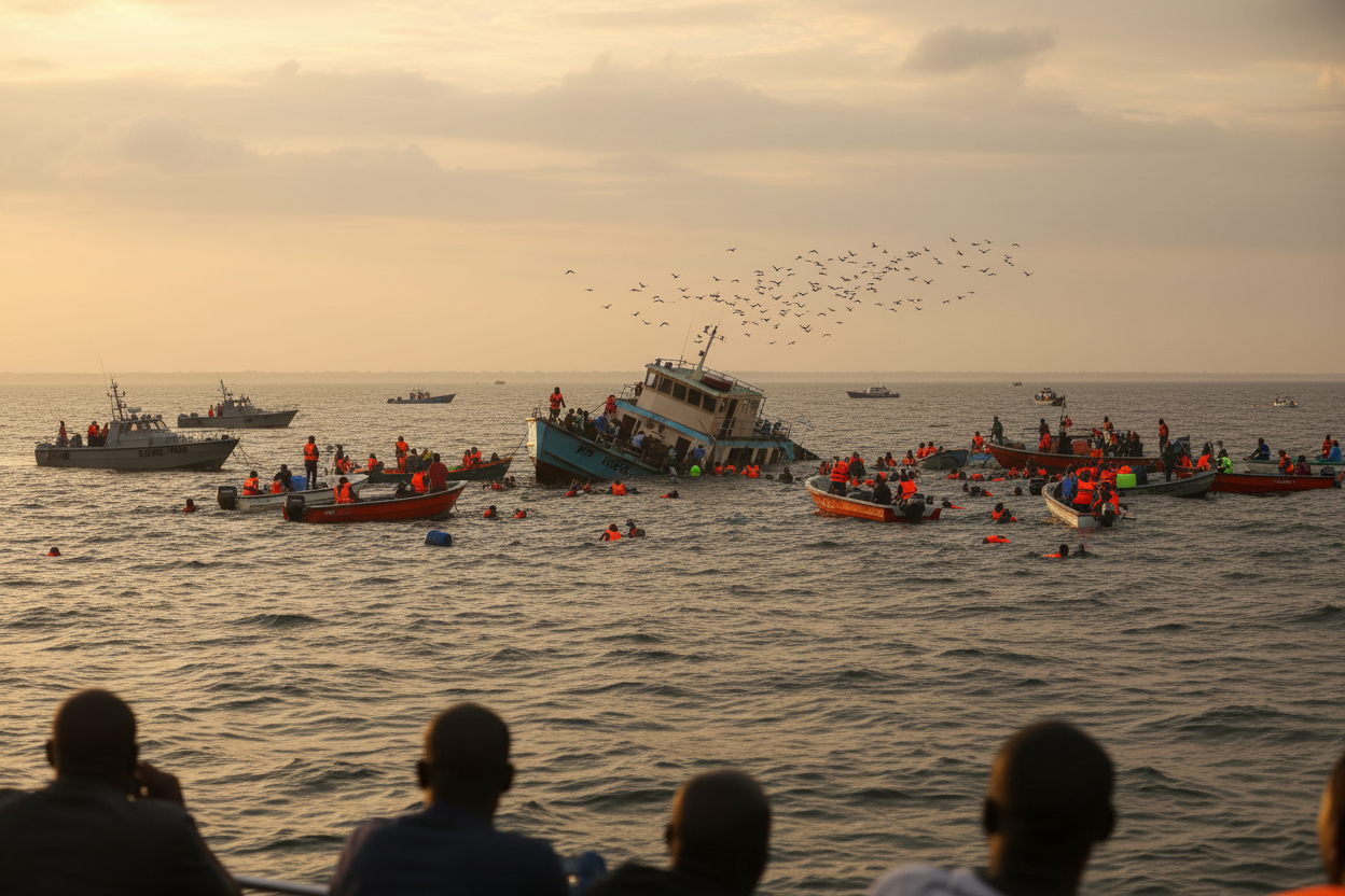 Schiffsunglück auf dem Kariba-See: 44 Menschen verlieren ihr Leben