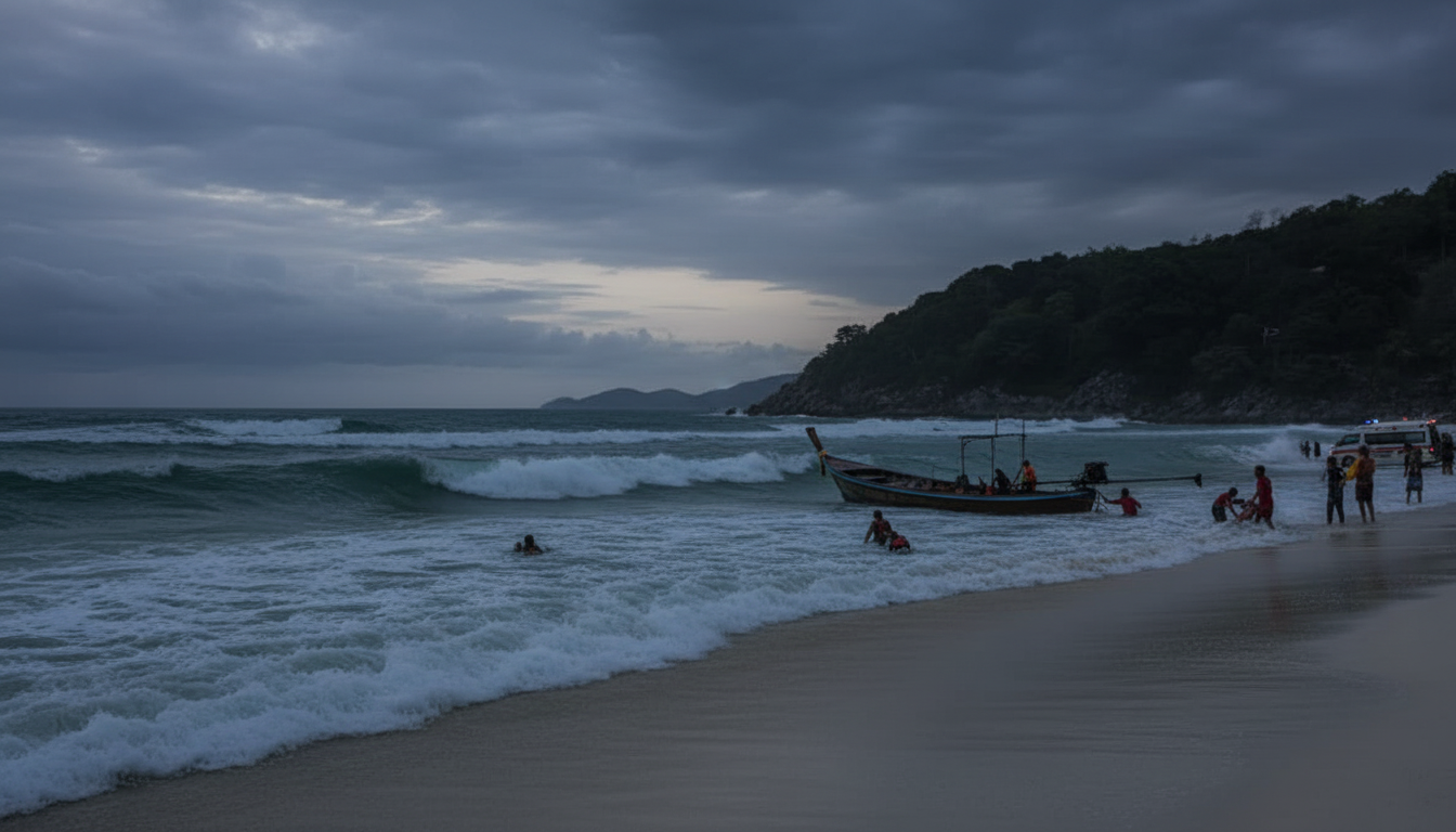 Urlaubstragödie in Thailand: Deutscher gerät in starke Wellen und ertrinkt