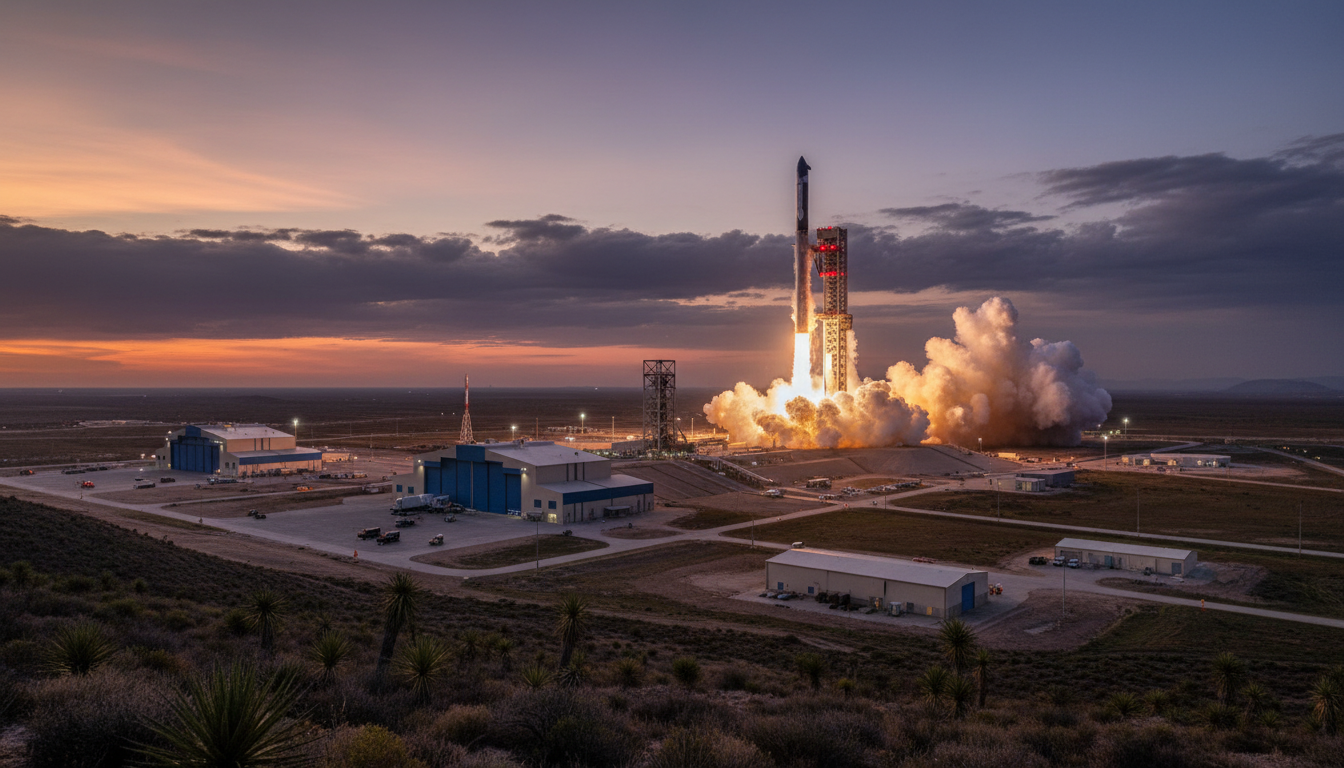SpaceX plant umfassenden Weltraumbahnhof in Louisiana mit 100-Milliarden-Dollar-Investition