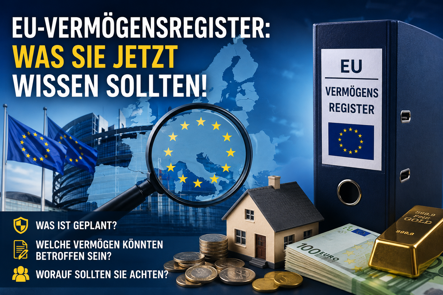 EU-Vermögensregister: Was steckt wirklich hinter den Plänen – und warum jetzt so viele Menschen darüber sprechen