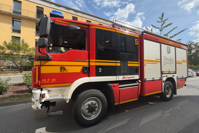 Friedrichstadt: Brand in Umluftanlage im Klinikum Dresden