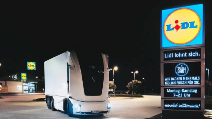 Lidl: Erster fahrerloser Elektro-Lkw fährt ohne Menschen in Deutschland