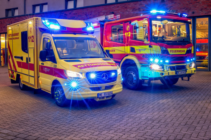 Einsatzübung der Feuerwehr Ratingen