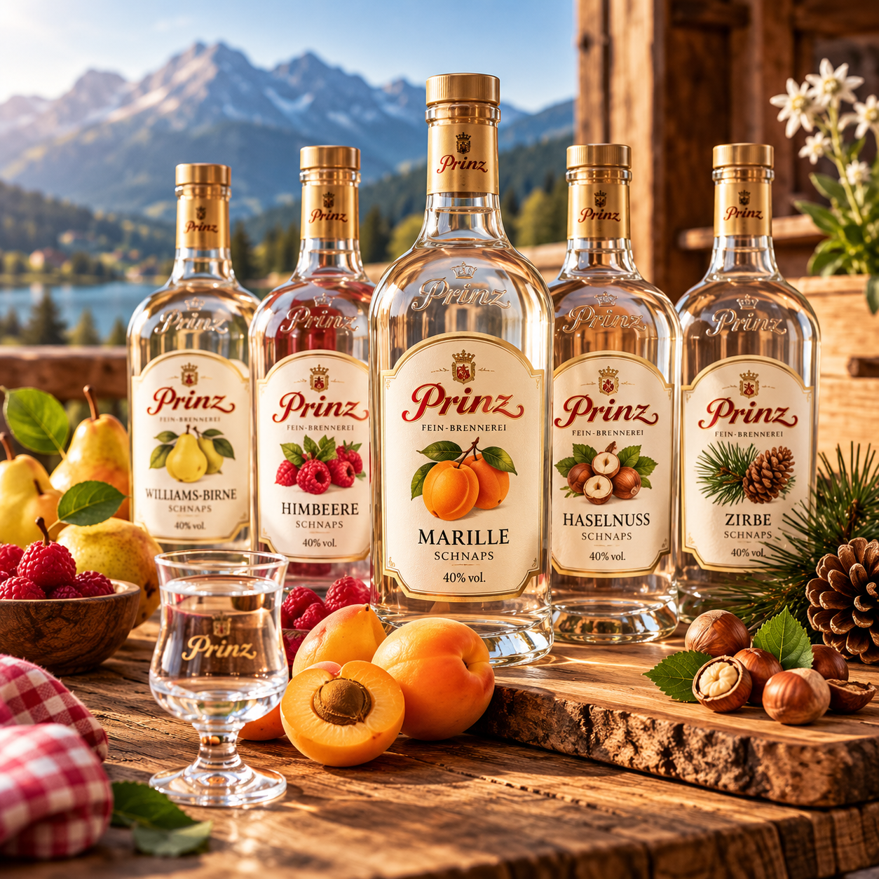 Prinz Schnaps mit 40 % vol.: Diese traditionellen Klassiker bringen österreichische Brennkunst ins Glas