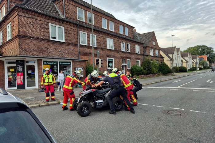 Verkehrsunfall zwischen zwei Quads in Neumünster