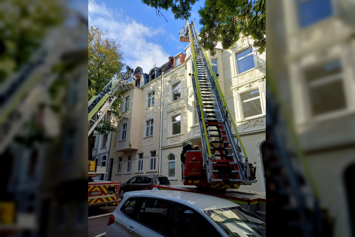 Dortmund: Brand in Dachgeschosswohnung