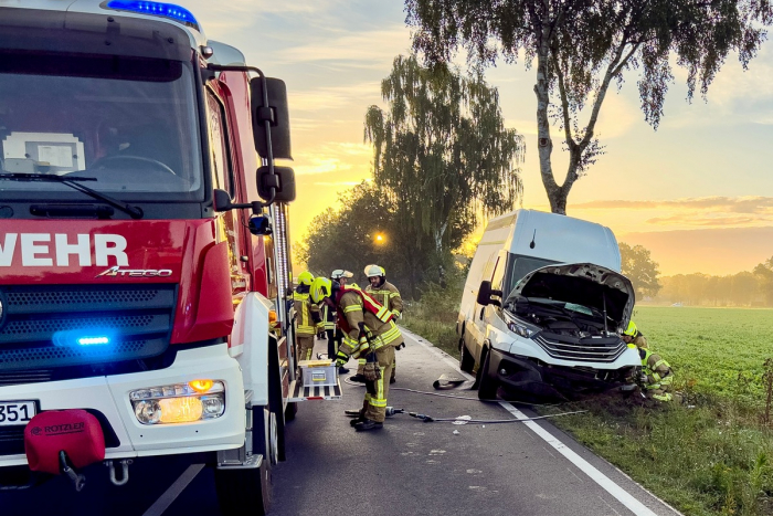 Gemeinde Großenkneten: Verkehrsunfall auf der Garreler Straße bei Sage