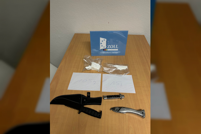 Aachen: 120 Gramm Kokain im Genitalbereich