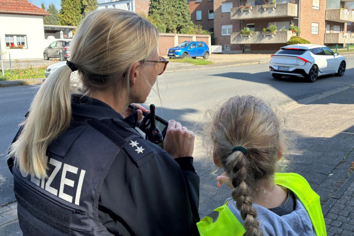 Verkehrssicherheitsaktion in Wesel