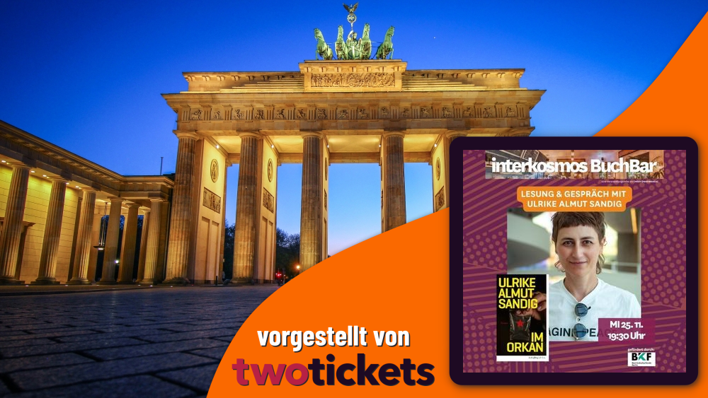 Lesungen in Berlin am 25.11.26: interkosmos BuchBar mit Ulrike Almut Sandig