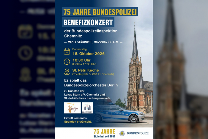 Benefizkonzert der Bundespolizeiinspektion Chemnitz