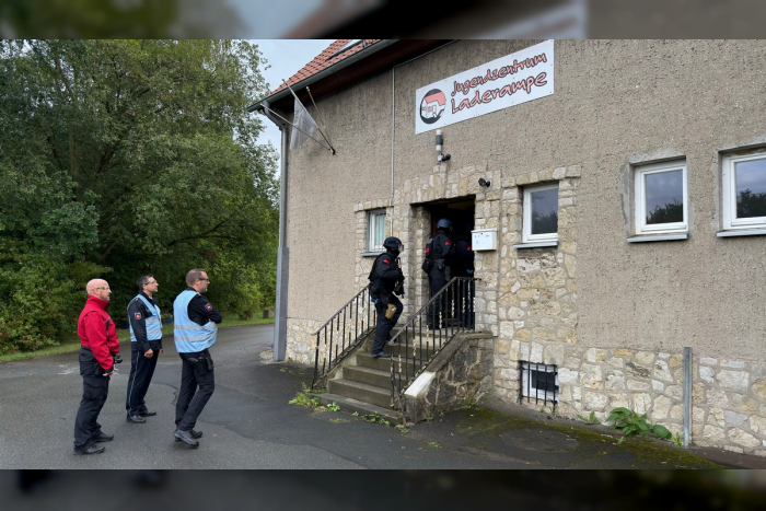 Polizei Hildesheim trainiert in Sibbesse