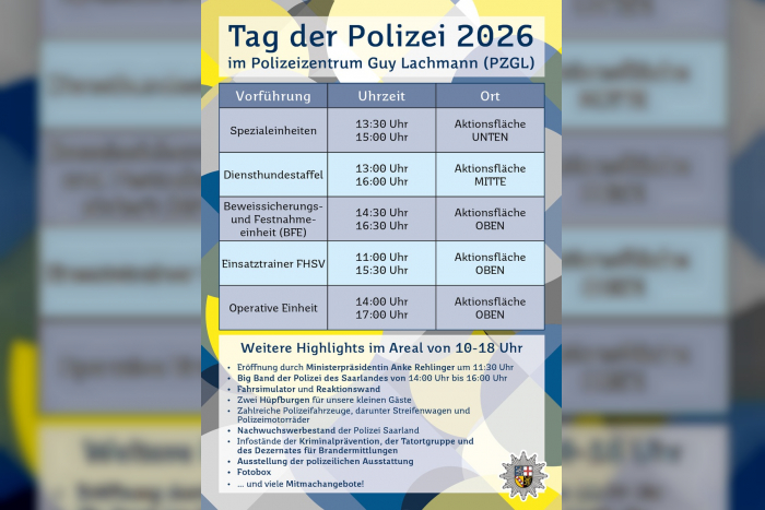 Tag der Polizei 2026 in Kirkel