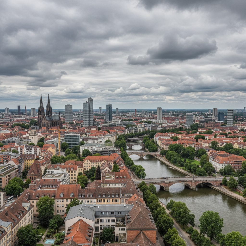 Heute in Deutschland: Überregional leichte Regenschauer bei Temperaturen um 21°C