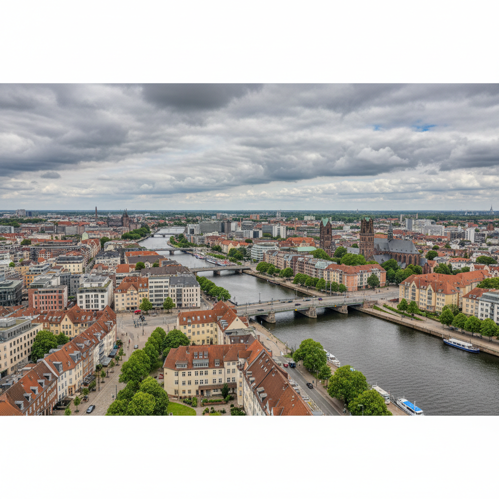 Strahlender Sonnenschein und milde 18°C erwarten Bremen heute