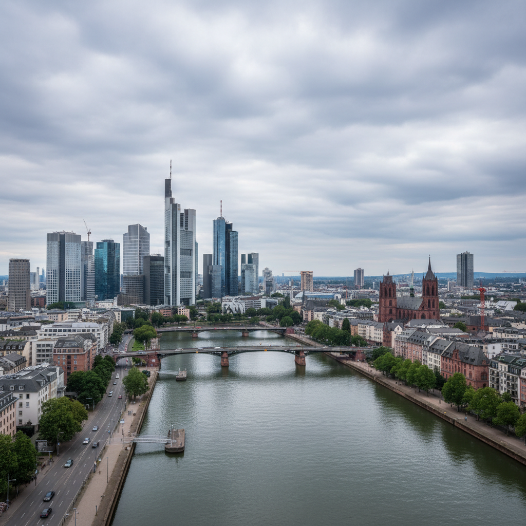 Strahlender Sonnenschein mit 23°C erwartet in Frankfurt am Main heute