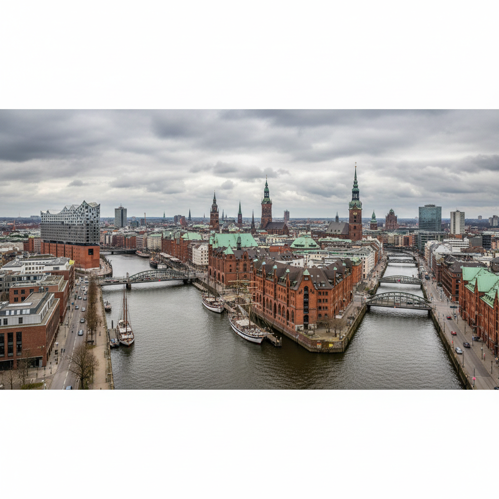 Regenschauer und 22°C: So präsentiert sich das Wetter heute in Hamburg.