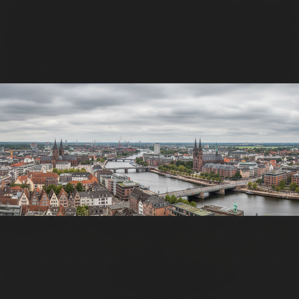In Bremen bleibt es heute bei 21°C unter wechselhaften Wolken.