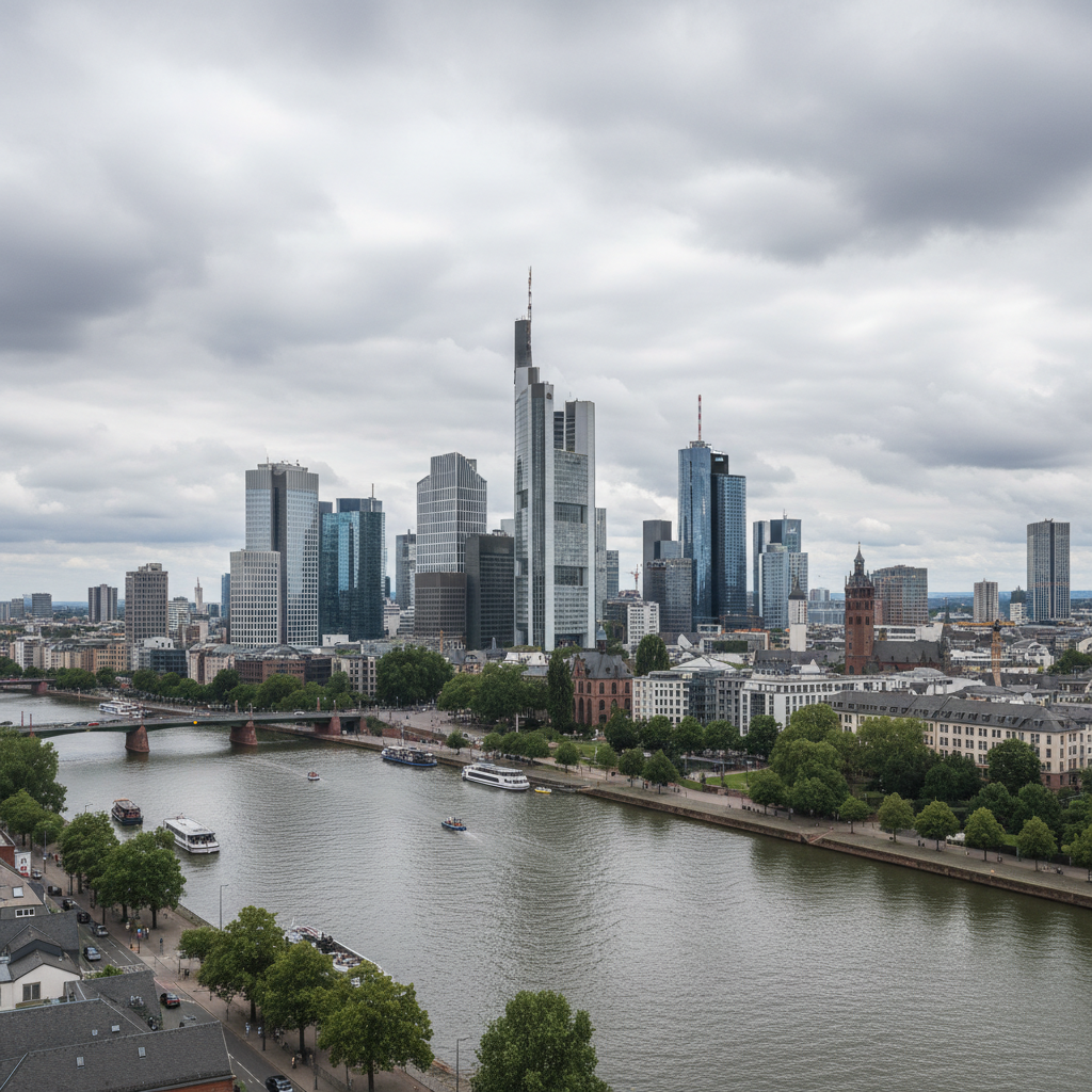 Frankfurt am Main heute: 20°C und bewölkter Himmel erwarten die Bewohner