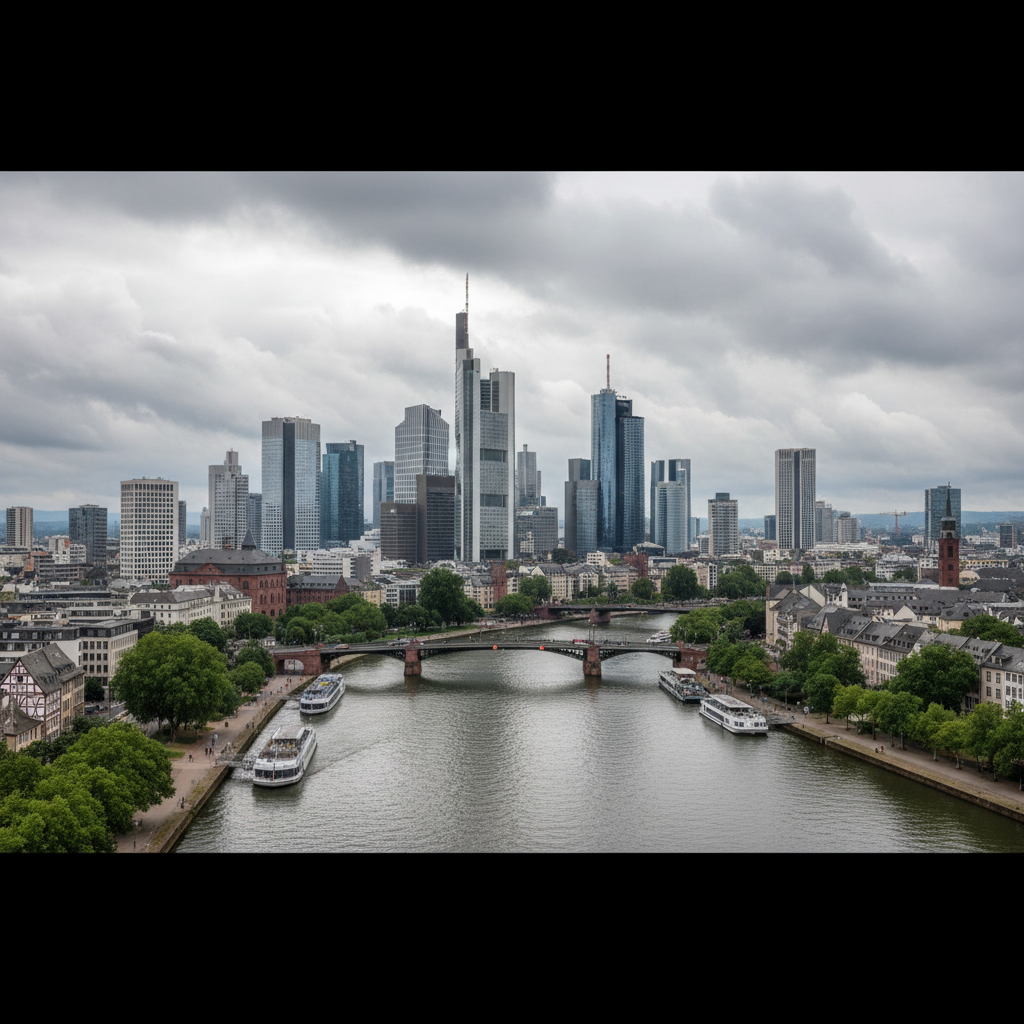 Frankfurt am Main heute: Überwiegend wolkig mit Temperaturen um die 21 Grad