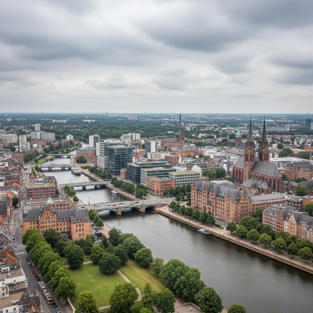 Bremen erwartet heute bewölkten Himmel und 21 Grad Celsius