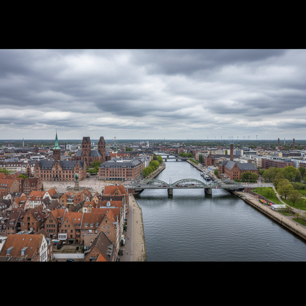Bremen heute: Wolkiger Himmel und milde 19°C erwarten uns