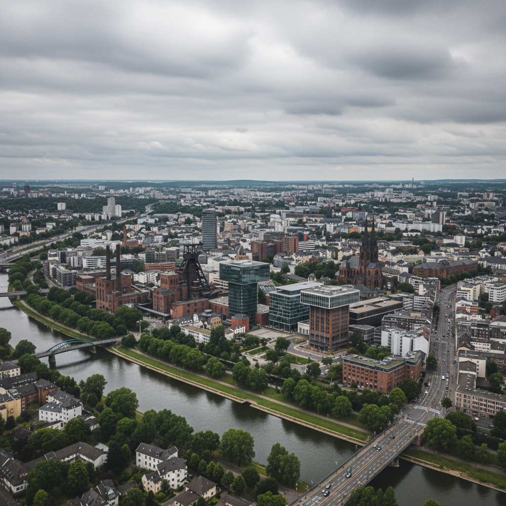 Essen heute: Mixed Clouds und angenehme 26 Grad Celsius erwarten uns