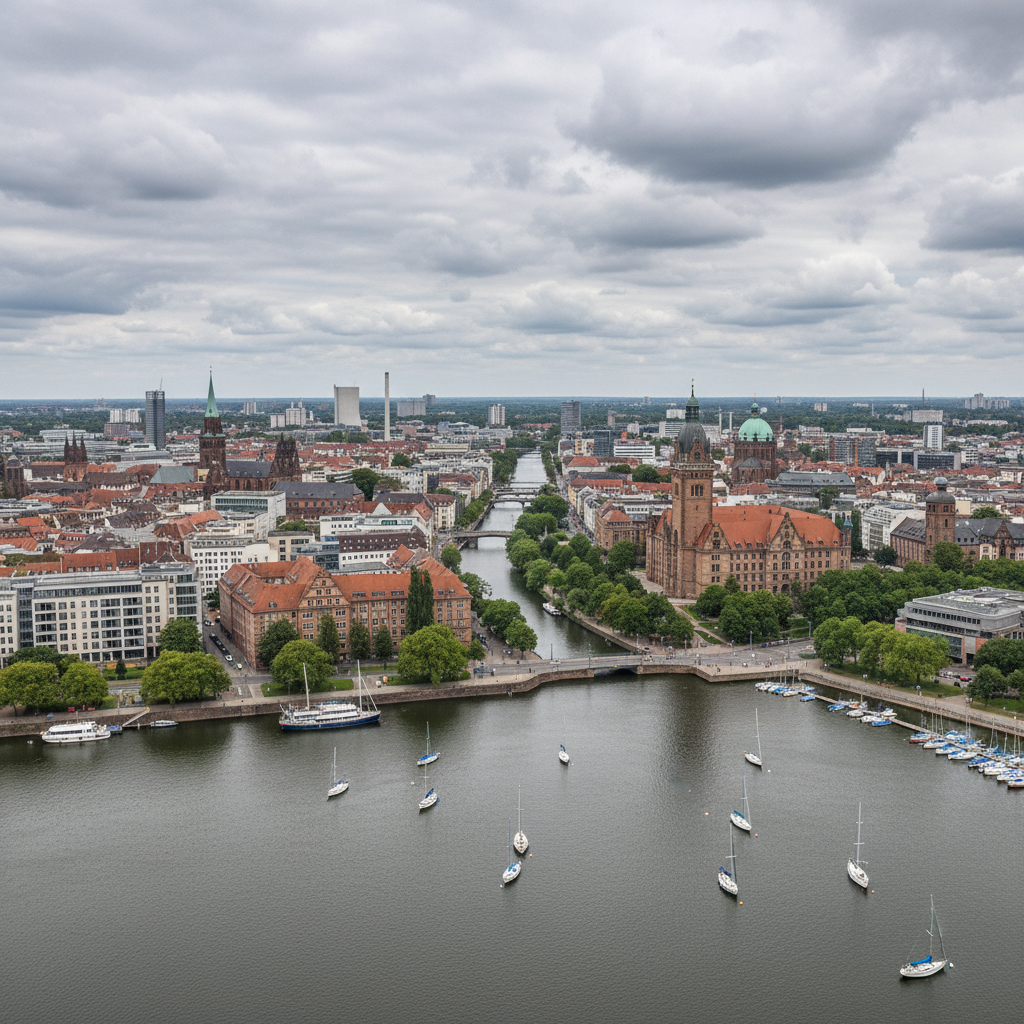Hannover heute: 24°C und bewölkter Himmel erwarten die Bewohner