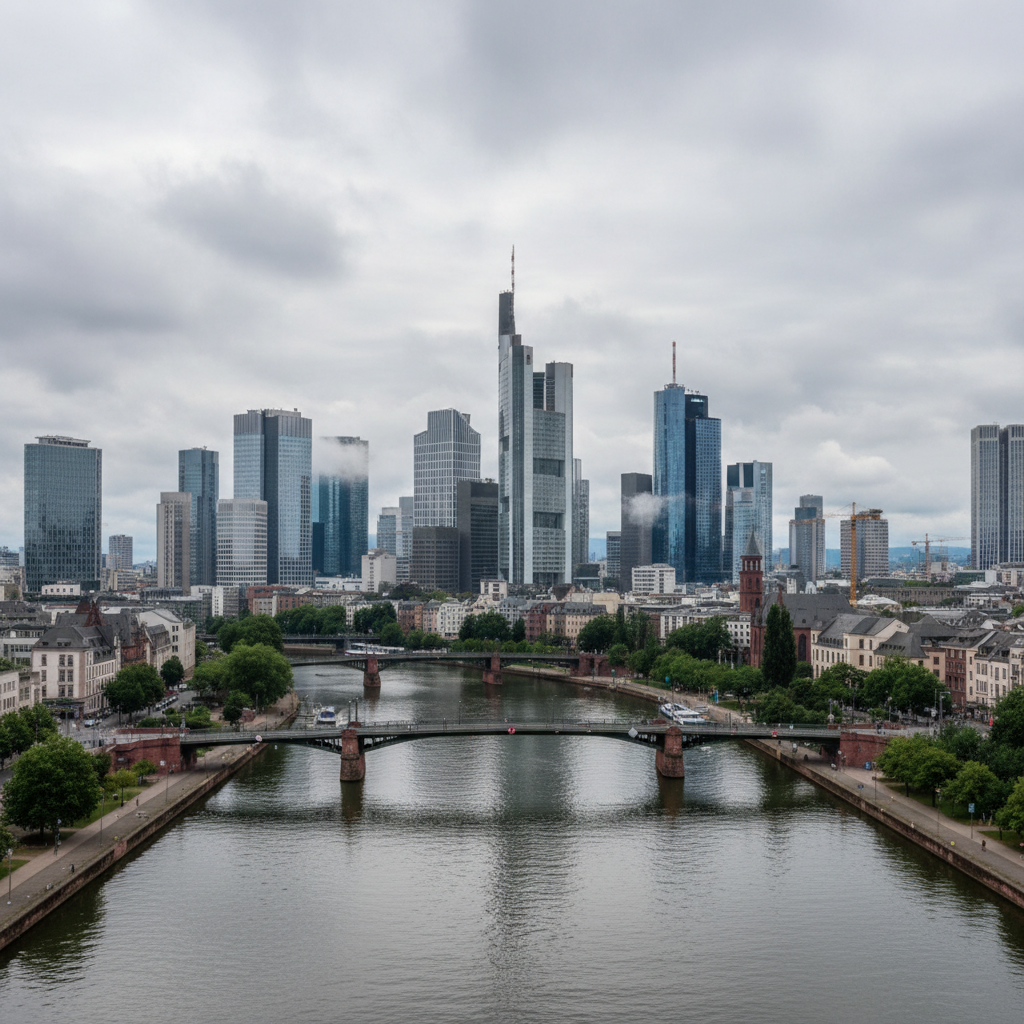 Frankfurt am Main: Sonnenschein und angenehme 23 Grad erwarten uns heute