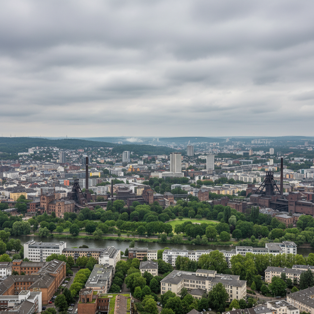 In Essen überwiegen heute die Wolken bei milden 20 Grad Celsius