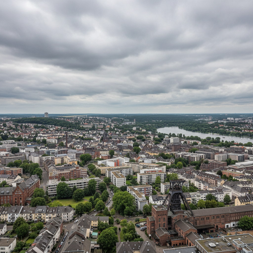 Essen heute: Wolken dominieren den Himmel bei milden 21 Grad